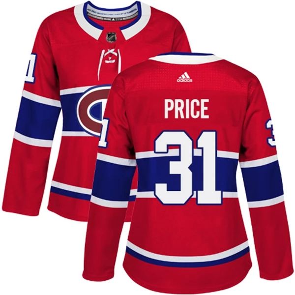 Damen Montreal Canadiens Trikot Carey Price 31 Rot Authentic